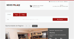 Desktop Screenshot of imoveisvillani.com.br